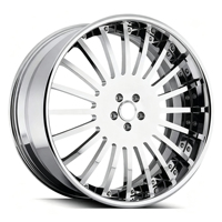 Nouvelles jantes en alliage d'aluminium forgé chromé 20-26 pouces, 2 ou 3 pièces, à déport profond, compatibles avec les voitures de tourisme S Caprice Infiniti à rayons multiples