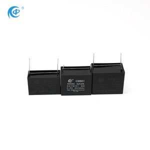 Condensador de ventilador <span class=keywords><strong>Cbb61</strong></span> 2uf <span class=keywords><strong>450vac</strong></span>, <span class=keywords><strong>5uf</strong></span>, condensador de carrera de Motor de CA, película de polipropileno con agujero pasante - Product Image 6