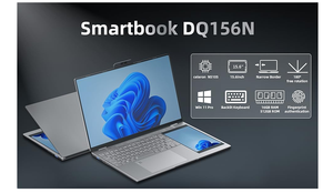 Nouvel <span class=keywords><strong>Ordinateur</strong></span> <span class=keywords><strong>Portable</strong></span> B2B 15.6"+7" Win11 Pro, Processeur N95, 16 Go RAM + 512 Go SSD, Batterie 5000 mAh 2K, Caméra Invisible - Product Image 5