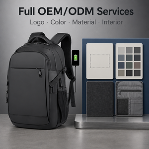 Custom Waterproof USB Men's Computer <strong>Student</strong> Bag New Business School Office Laptop <strong>Backpacks</strong> - Product Image 5