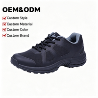 Chaussures de course pour hommes en maille tricotée légère, personnalisées en usine, avec semelle extérieure à adhérence flexible pour les entraînements quotidiens