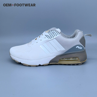 Chaussures de sport personnalisées pour hommes, fabriquées par des designers, en maille respirante et confortable, de couleur rose, pour la marche, la course et les activités sportives
