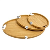 Offre Spéciale : Plateau de Service Ovale en Bambou Écologique Jetable pour Petit-Déjeuner – Idéal Hôtels et Cuisines – Assiette à Dessert Sûre – En Stock