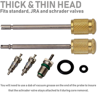 Auto R134a R1234yf R22 Kit d'outils d'installation/de suppression de noyau de soupape pour systèmes de climatisation de véhicule Outils de véhicule automobile