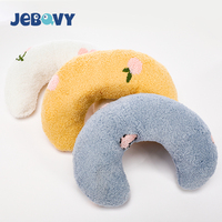 Oreiller anti-anxiété personnalisé pour chien Jouet apaisant ultra doux pour animaux de compagnie Petit oreiller demi-beignet pour chats