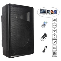 Altavoz Profesional de 1300 W y 15 Pulgadas, Subwoofer Inalámbrico, Conjuntos de Karaoke, Sistema de Sonido Activo para DJ, TWS-MIC+FM+ECHO, Bocina Parlante