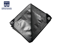 Bâche MILLION PE 180 g/m² en polyéthylène enduit argenté, imperméable, robuste, résistante aux intempéries, pour usage extérieur, vente en gros