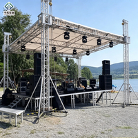 Estructura de Techo para Festivales de Música, Estructura de Techo para Eventos, Estructura de Techo de Aluminio para Conciertos, Sistema de Techo Plano Arqueado
