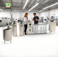 Machine de traitement d'eau par osmose inverse (RO) optionnelle 250LPH-2000LPH, pour eau potable directe, avec taux de dessalement de 98% et purification de l'eau