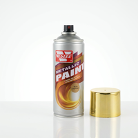 Peinture en aérosol effet chrome doré pour métal, plastique, roues, revêtement décoratif de surface, marque privée