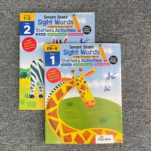 Evan-Moor Smart Start Sight Words 1-2, Programma di Lettura Supplementare California, Set di 2 Libri con Parole ad Alta Frequenza, <span class=keywords><strong>Rilegatura</strong></span> Perfetta - Product Image 2