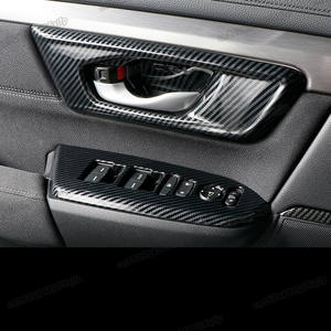 สำหรับรถยนต์ฮอนด้า ซีอาร์วี ปี 2017-2022 อุปกรณ์ตกแต่งภายในรถยนต์ คาร์บอนไฟเบอร์ หัวเกียร์ เบาะ พวงมาลัย ชุดแต่งรถยนต์ - Product Image 2