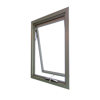 Cadre en aluminium moderne de qualité parfaite, conception de fenêtre d'auvent, Double rideau de maison, baie Patio jardin fenêtre à battants français