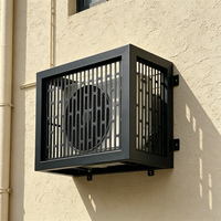 Grille de sortie d'air en alliage d'aluminium pour ventilation, boîte de plénum de sortie d'air pour maintenance CVC