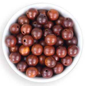 <b>Red</b> Sandalwood Round Loose Beads 6mm 8mm 15mm 18mm 20mm For <b>Bracelet</b> Making DIY Jewelry Materials - Product Image 4