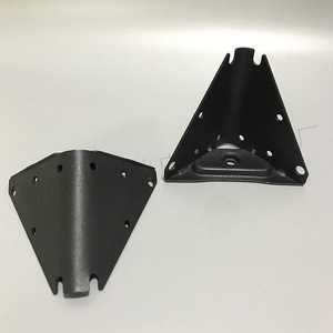 Soporte Triangular de Ángulo Fijo de Tres Lados, Soporte de Hierro para Cama, Acero al Carbono con Recubrimiento de Zinc, Conector de Muebles Duradero - Product Image 1