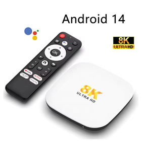 תמיכה בריבוי שפות טלוויזיה חכמה H96 Max M2 אנדרואיד 14 BT5.0  ultra HD 8k וידאו ביתי אוקטה קור Mali-450 סטרימינג מדיה - Product Image 3