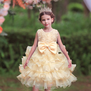 Vestido de niña de las flores para niños, vestido de baile con apliques de rosas moradas, cuello redondo, para fiesta de boda - Product Image 4