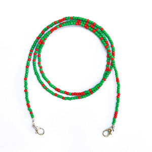 Cadena para Gafas Edición Navidad, Cadena para Mascarilla con Cuentas, Cadena con Colgante de Cuentas Reutilizables, Cuentas de Vidrio, Invierno 2021, Origen Jinhua - Product Image 5