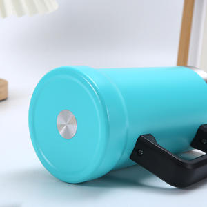 Gobelet isotherme à double paroi en acier inoxydable avec logo personnalisé, 24 oz, 700 ml, <span class=keywords><strong>grand</strong></span> gobelet à bière, mug, tasse avec poignée - Product Image 3