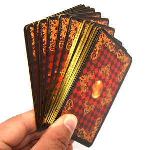 Cartas de Tarot Personalizadas con Bordes Plateados, Cartas de Oráculo Láser, Cartas de Adivinación, Papel de Arte de 300/350 g/m², Cartas de <span class=keywords><strong>Lenormand</strong></span> - Product Image 2