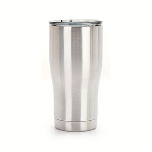 Vaso de Viaje Curvo de 30 oz, Revestimiento de Acero Inoxidable Apto para Alimentos, Taza de Agua Reutilizable para Picnic al Aire Libre - Product Image 5
