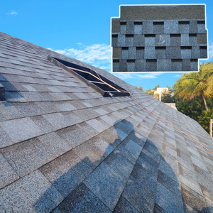 Bardeaux d'asphalte laminés bleus pour <span class=keywords><strong>toiture</strong></span>, conformes à la norme ASTM USA, vente en gros de matériaux de construction pour l'Inde - Product Image 1