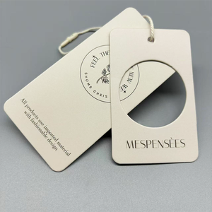Hollowed-out popular clothing <b>tags</b> that can be customized with logos - Product Image 6