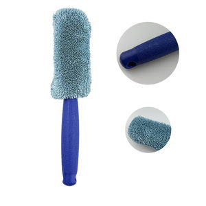 แปรงทำความสะอาดดุมล้อพลาสติกถักขนแปรงล้างรถปลอดภัยเครื่องมือรายละเอียดสำหรับการกำจัดสิ่งปนเปื้อน - Product Image 6