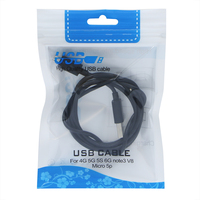 Emballage de câbles USB étanches et à l'humidité, en poly, qualité professionnelle, avec fermeture éclair, vente en gros, pièces