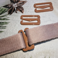 Boucle de soutien-gorge métallique, anneau coulissant, accessoires de lingerie, bandes adhésives pour poitrine personnalisées, vente directe usine, modèle de sangle de sous-vêtement BNH16001