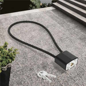 Lucchetto per Armi di Alta Qualità, Antincendio, Rosso/Nero, Cavo da 15 Pollici - Product Image 5