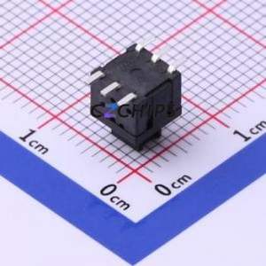 TK-6580DS-2 Push Button Switch SMD Switch Double Pole Double Throw No Lock Square Button Vertical Mount - Product Image 2