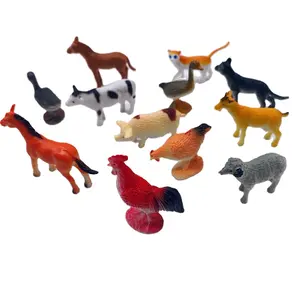 Wild Jungle Zoo Farm Animal Series Collectible Model Kids Toy Early Learning Toys Christmas Gifts