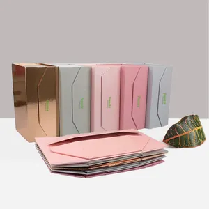 定制批发印刷礼品运输纸板包装Bidh盒带标志的结婚邮件盒