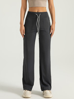Pantalon de survêtement Active Jogger pour femme Logo personnalisé vêtements de sport de fitness sans couture grande taille coupe ample pour l'entraînement du printemps et de l'automne
