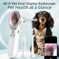 Endoscope numérique sans fil portable Meiboyi HD pour inspection de l'oreille, du nez et de la gorge, avec kit pour animaux de compagnie