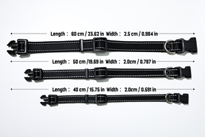 <strong>Luxury</strong> Solid Pattern Nylon <strong>Dog</strong> <strong>Collar</strong> with Buckle Closure for Small &amp; Large Breeds-Walking <strong>Collar</strong> - Product Image 5