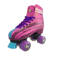 Patins à roulettes quad à roues lumineuses LED en PU, fourniture d'usine, Patines Soy Luna 4 roues