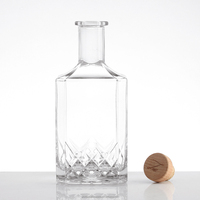 Bouteille de spiritueux en céramique de luxe de 750 ml en forme de dragon avec bouchon pour vodka, whisky, brandy, gin, rhum, tequila