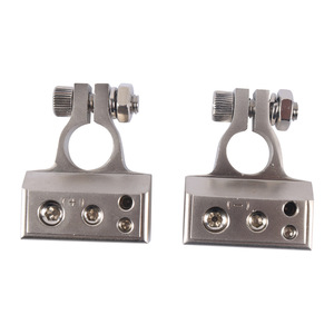 Screw <b>Terminals</b> Brass Car Audio Battery <b>Terminal</b> Positive Negative Universal Fit - Product Image 2
