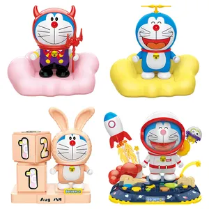 Recem-chegados Anime Figura Crianças Brinquedos Doraemon Desenhos Animados Japoneses Brinquedos Presente Para Decorações De Natal Ano Novo 2024