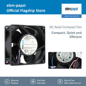 ebmpapst 3214J-39NR Ball Bearing DC Electric 24V 6.5W 0.27A 6000RPM 130m3/h Axial Cooling <b>Fan</b> OEM - Product Image 2