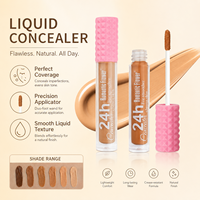 Vente en gros de maquillage liquide lisse à couvrance totale en 6 couleurs pour femmes noires