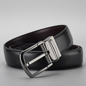 Cinto Masculino de Couro Genuíno com Fivela Rotativa de Alta Qualidade para Uso Diário - Product Image 3