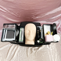 Kits de formation pour extensions de cils, kit de démarrage pour débutants, extensions de cils personnalisées avec logo, kit d'extensions de cils avec mannequin, beauté des cils