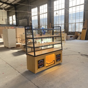 Vitrina Exhibidora <span class=keywords><strong>de</strong></span> Panadería con Logotipo Personalizado, <span class=keywords><strong>de</strong></span> 3 Niveles, <span class=keywords><strong>de</strong></span> Vidrio, Mostrador <span class=keywords><strong>de</strong></span> Almacenamiento, Exhibidor <span class=keywords><strong>de</strong></span> Alimentos <span class=keywords><strong>para</strong></span> Pasteles, Donuts y Tartas - Product Image 2