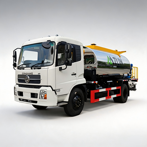 รถบรรทุกจ่ายยางมะตอยควบคุมระยะไกลแบบมือถือ DONGFENG 8 ลบ.ม. พร้อมระบบทำความสะอาดอัตโนมัติ สำหรับงานก่อสร้างถนน - Product Image 1