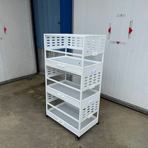 Cage pour cobayes de taille moyenne en fil métallique, installation facile, plateau métallique durable, facile à nettoyer - Product Image 1