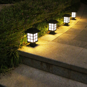 Solar Garden <b>Lights</b> Outdoor Led Waterproof Pathway Lamp For Yard Patio Lawn Decoration With Solar <b>Panel</b> And Battery Included - Product Image 1